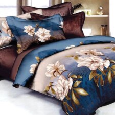 panel design by sunnair textiles brown-blue panel design by sunnair textiles brown-blue