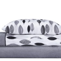 coral fleece black-grey