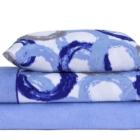 coral fleece blue set