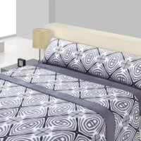 coral fleece lite-grey-lining bed