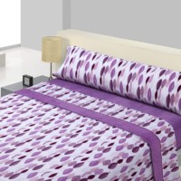 coral fleece purple bed